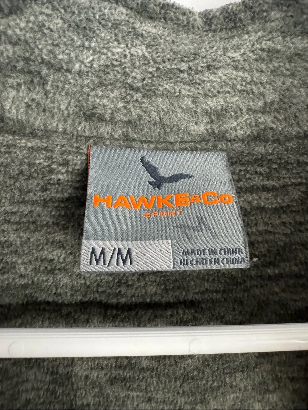 Hawke‎ & Co Olive Heather Quarter-Zip Pullover